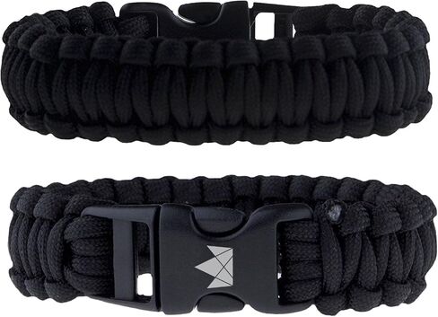 أساور باراكورد السويدية الودية للرجال، أساور حبل للأولاد، سوار باراكورد، سوار حبل للرجال - حجم قابل للتعديل - مجموعة من 2 أساور النجاة للرجال in Kuwait