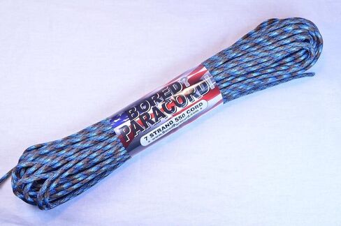 ممل؟ باراكورد! حبل باراكورد بوزن 550 رطل - مثالي للحرف اليدوية، والمشروعات اليدوية، والتخييم، والأنشطة العسكرية والأنشطة الخارجية - أكثر من 300 لون - حبل المظلة التكتيكي من النوع الثالث - قوي - 100 قدم in Kuwait