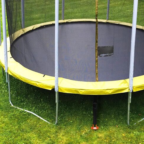 4 قطع من المراسي الأرضية الحلزونية مقاس 30.48 سم شديدة التحمل، مرساة مبللة متأرجحة مع قضيب، مجموعة مرساة معدنية لحصص الترامبولين، وتأمين الكلاب، وخيمة التخييم، برتقالية in Kuwait