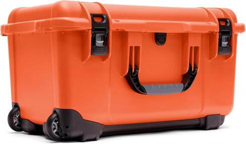 Nanuk 938 Survival Gear Storage Case w/Wheels and Lid Organizer-for Preppers, Survivalist, First Aid and Emergencies - Waterproof, Dustproof, and Impact Resistant-Empty (Orange) in Saudi Arabia