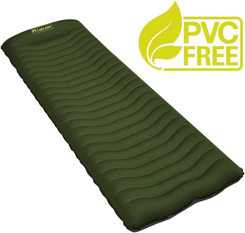 Lightspeed Outdoors The Cradle Curved Air Mat, Inflatable Sleeping Pad, Chive in Saudi Arabia