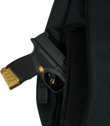 Conceal Carry Minimalist Laptop Bag, EDC Gear Bag For Everyday Carry, Tactical Bag for Work, Commuters, Travel, Outdoors, CCW, Tactical Backpack for Professionals, Black in Saudi Arabia