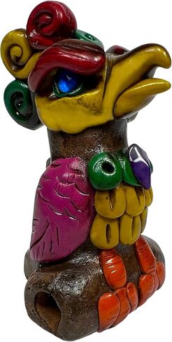 صفارة الطيور الأزتيكية الأصلية الخاصة بالأنشطة الخارجية والاستمتاع - (ألوان متنوعة) in Kuwait