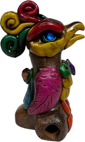 صفارة الطيور الأزتيكية الأصلية الخاصة بالأنشطة الخارجية والاستمتاع - (ألوان متنوعة) in Kuwait