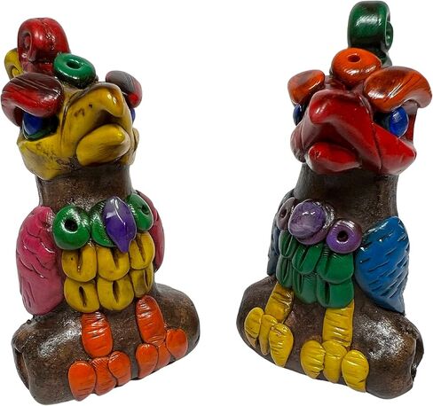 صفارة الطيور الأزتيكية الأصلية الخاصة بالأنشطة الخارجية والاستمتاع - (ألوان متنوعة) in Kuwait