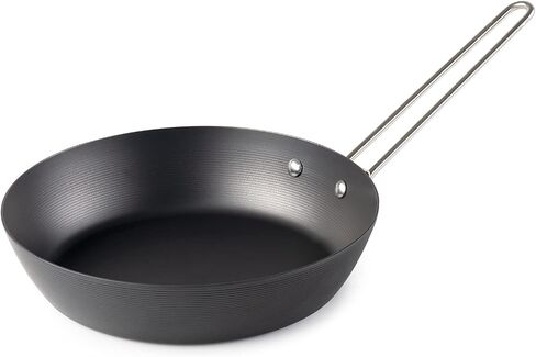 مقلاة GSI Outdoors مقاس 8 بوصات، فولاذ كربوني خفيف الوزن، مقبض قابل للطي للتخييم ومقلاة خارجية in Saudi Arabia