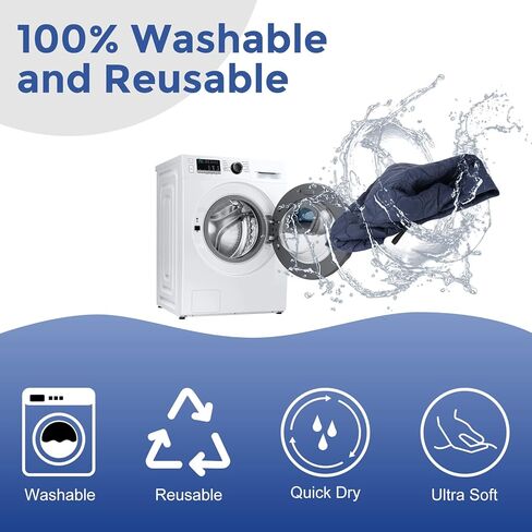 Waterproof and Washable 54X80 Inch Camping Blanket with Thick Warm Layer Perfect for Camping, Picnic, Beach Trip, Open-air Party, Traveling etc. in Kuwait