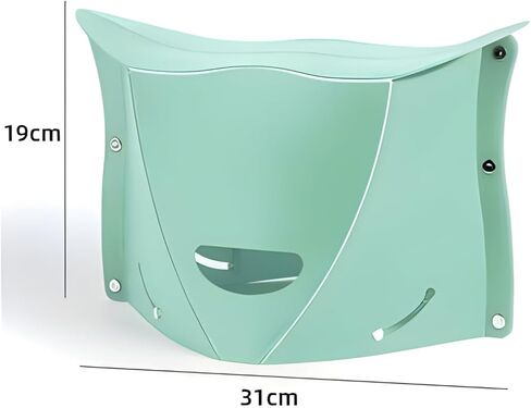 مقعد تخييم قابل للطي من البلاستيك المحمول من Algasan مكون من 4 قطع، كرسي خفيف الوزن قابل للطي، مناسب لحقيبة الظهر لمجموعة الجولات والشواء والمترو في الهواء الطلق وخفيف للغاية in Kuwait