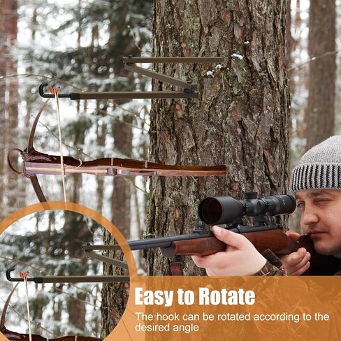 Sadnyy 34 Inch Tree Stand Bow Hanger Bow Hunting Accessories Tree Stand Accessories for Hunting Bow Holder Archery Multi Purpose Tree Stand Bow for Outdoors Sports in Saudi Arabia