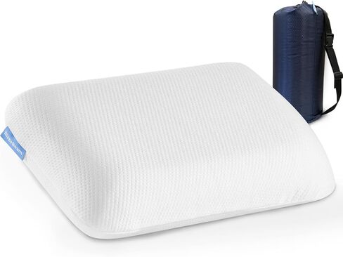Camping Pillow,Memory Foam Travel Pillow for Adults with Storage Bag,Backpacking, Airplane, Car Travel,Compact Portable Pillow for Sleeping with Machine Washable Cover in Saudi Arabia