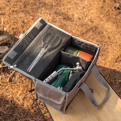 خيمة تخييم خارجية مقاومة للماء من CAMPINGMOON، مطرقة، حقيبة صندوق تخزين متعددة الحاويات (قماش، مقاس M (طول 17.7 بوصة، B-155C)) in Saudi Arabia