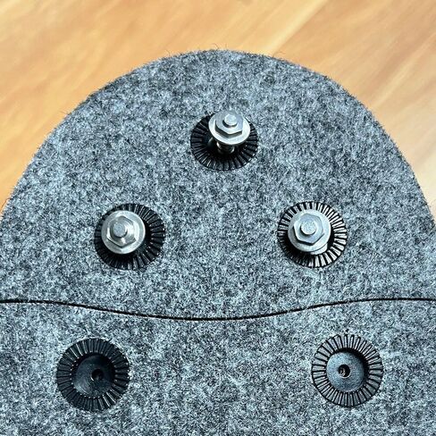 Screw-in Wading Boot Studs, Non Slip Screws 26 PCS and One Tool, Silver in Saudi Arabia