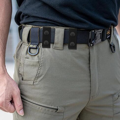8Pcs Belt Keeper for Duty Belt Security Tactical Belt Keepers with Double Snaps for 2¼" wide Belt Security Duty Belt Keepers Police Military Equipment Accessories Snaps Belt Keepers in Saudi Arabia