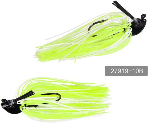 السباحة تهزهز الصيد السحر المطاط التقليب تهزهز عدة تخطي الأعشاب الضارة باس الصيد التنغستن تهزهز رئيس وتنورة سيليكون in Kuwait