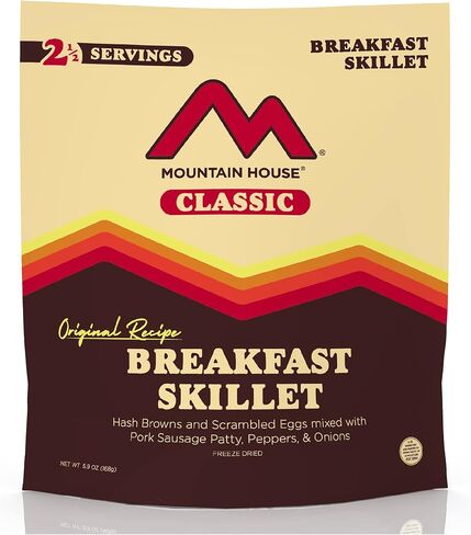 Mountain House Classic Breakfast Skillet | Freeze Dried Backpacking & Camping Food | 2.5 Servings in Saudi Arabia