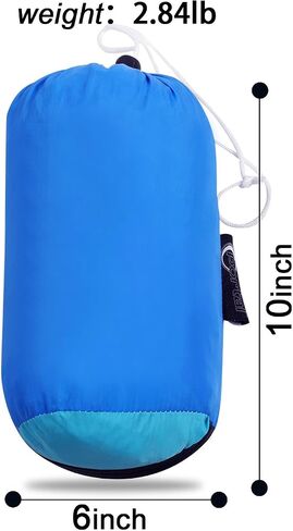 PORTAL Double Camping Hammock Lightweight Portable Nylon Hammock with Straps and Carabiners in Saudi Arabia