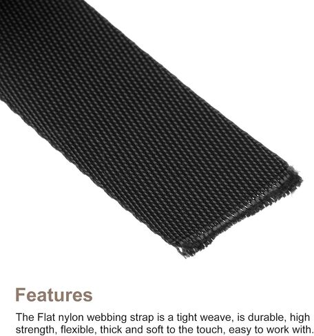 MECCANIXITY Nylon Webbing Strap Flat 1 Inch 10 Yards Pink for DIY Repair, Backpack, Luggage-Rack, Crafts in Saudi Arabia