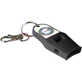 Whistle for Life by resqme in Black, Loud and Powerful Rescue Survival and Safety, Made in USA, 120 Decibels Emergency Whistle, for Outdoors, Camping, Hiking, Running, Boating, Hunting, Self Defense