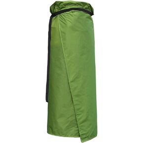 Rain Skirt Ultralight Adjustable for Hiking Backpacking 20D Nylon Rainwear Rainproof Skirt for Fishing Camping
