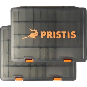 2pcs 3600 Fishing Tackle Trays, Plastic Storage Organizer Box with Removable Dividers, High Strength Fishing Lures & Baits Storage, Portable Hardware Tool Box, Adjustable Spare Accessory Box