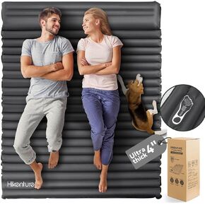 Hikenture Double Sleeping Pad for Camping 2 Person (Army Green)