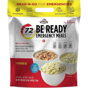 Augason Farms 72-Hour Be Ready Emergency Meal Kit, white, Small