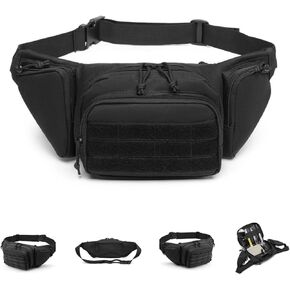 Tactical Fanny Pack for Men Alpha ccw Canvas Gun Multicam Comforttac Ultimate Large Tackle Hunting Coyote Tan Chest Holster Bag for Men Excellent Elite Spanker edc Pouch Molle Military