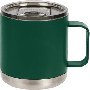 FIFTY/FIFTY T15000002 15oz - Forest Green Camp Mug - Smoke Slide Lid