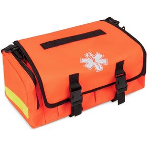 Ever Ready First Aid First Responder On Call Trauma Bag-PRO with Reflectors - Orange