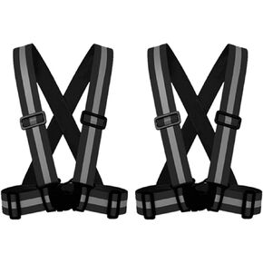 ZOJO Kids Reflective Vest 2pcs | Lightweight, Adjustable | for Running,Cycling