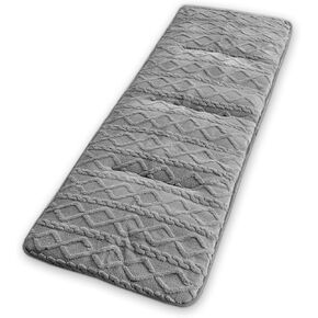 Favorland Camping Sleeping Pad Cot Pads Mattress Mat Outdoor XL Soft Comfortable Polyester Thick Lightweight Foldable for Hiking Backpacking Traveling