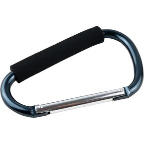 Coghlan's Large Carabiner Carry Handle - Durable Large Aluminum Clip for Hanging, Carrying Bags and Outdoor Gear for Camping, Hiking, Travel, with Foam Handle Wrap, 100 lbs Load Capacity