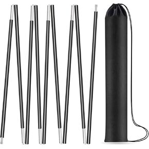 Aluminum Tent Poles Replacement,Fits Both Female and Male Ends,7001 T6 Lightweight Tent Rod Repair Kit for Camping Hiking Backpacking Tent (12ft 1.3in)