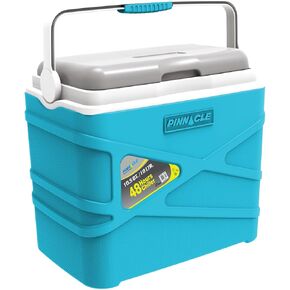 Pinnacle 10 Liter Insulated Cooler Lunch Box -Portable Camping/Picnic Hard Cooler –Coolbox Keeps Cool for 48 hrs. with Ice Retention–Heavy Duty Cooler for Beach, Grill, Travel,Tailgating,Small