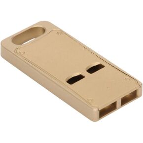 Emergency Whistle Mini Brass Whistle Double Tube Emergency Rescuing Survival Whistle 80~130dB