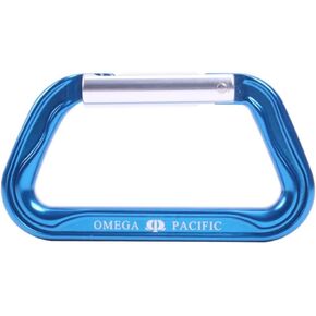 Omega Pacific Standard D Aluminum Keylock Straightgate Blue - Precise Hot Forging for High Strength and Low Weight