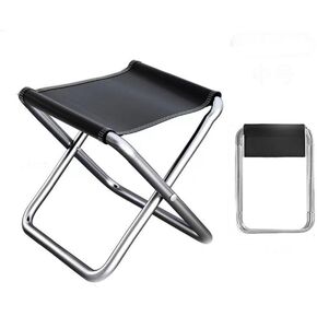 Outdoor Portable Small Folding Stool, Ultralight Stool Aluminum Alloy Bracket Folding Stool for Fishing Hiking Camping Gardening