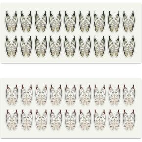 pack of 36 Realistic Fly Tying Wings Pre-cut cicada Stonefly Wings Fishing Baits DIY Fly Tying material in Saudi Arabia