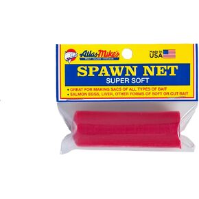 Atlas Spawn NET 4" X 4" Squares - Ideal for Bait Sacs – Salmon Eggs, Liver, Soft & Cut Bait - Versatile Aquatic Mesh for Fishing Enthusiasts - Premium Quality for Successful Fishing Ventures - Lime
