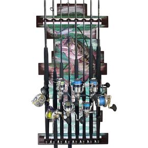 Guy Harvey Bass 8 Rod Wall Rack