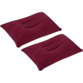 2 Pack Inflatable Pillow - Ultralight Inflatable Camping Travel Pillow, Neck Lumbar Support, Apply to Travel, Camping (14 x 9 Inch, Blue)