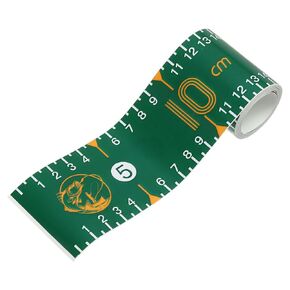 PATIKIL Adhesive Fish Ruler, 51 Inch Fish Measuring Tape Sticker Tape Waterproof for Fishing Boat Kayak Workbench, Dark Green