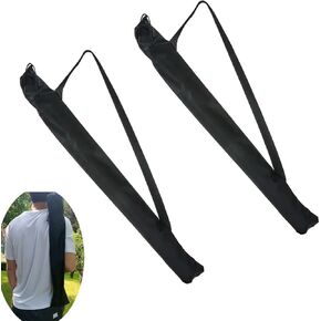 2 Pack Trekking Pole Bag 28'' Portable Storage Carrying Bags Holder Protective Case for Travel Hiking Walking Sticks Airplane Transportation Baton Baseball Bat