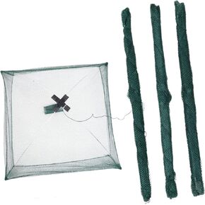 Hand-Thrown Fishing Nets 4pcs Folding Fishing Net Fishing Lures Fishnet Fishing Net Tools Fishing Landing Net Foldable Bait Cast Fishing Nets Mesh Net Equipment Square Nylon in Kuwait