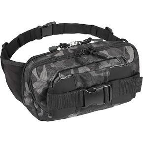 Tactical Fanny Pack for Concealed Carry Sling Bag CCW Crossbody Waist Bag for Men&Women EDC Gear with Adjustable Strap&Touch Screen (ACU black)