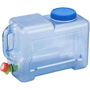 Portable Drinking Bucket Clear Container Collapsible Water Bucket Camping Water Container Water Storage Water Carrier 2 Gallon Water Jug Outdoor Water Storage Container PC Travel