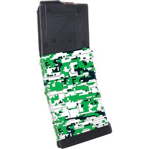 Digital camouflage Premium Vinyl wrap (skin) DIY kit for 30/20/10 rounds 5.56/0.223 NATO magazine. Durable, waterproof, matte.
