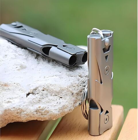 Stainless steel high-decibel three-tube training whistle pigeon whistle, bird whistle, bird training, pigeon training, rescue whistle, outdoor tool explosion high-frequency whistle in Saudi Arabia
