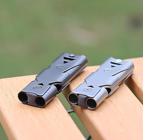 Stainless steel high-decibel three-tube training whistle pigeon whistle, bird whistle, bird training, pigeon training, rescue whistle, outdoor tool explosion high-frequency whistle in Saudi Arabia