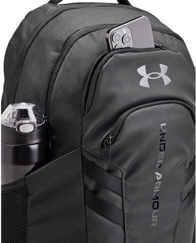 Under Armour Unisex, Hustle 6.0 Pro Backpack (003) Black Full Heather/Black/Black One Size Fits Most in Saudi Arabia